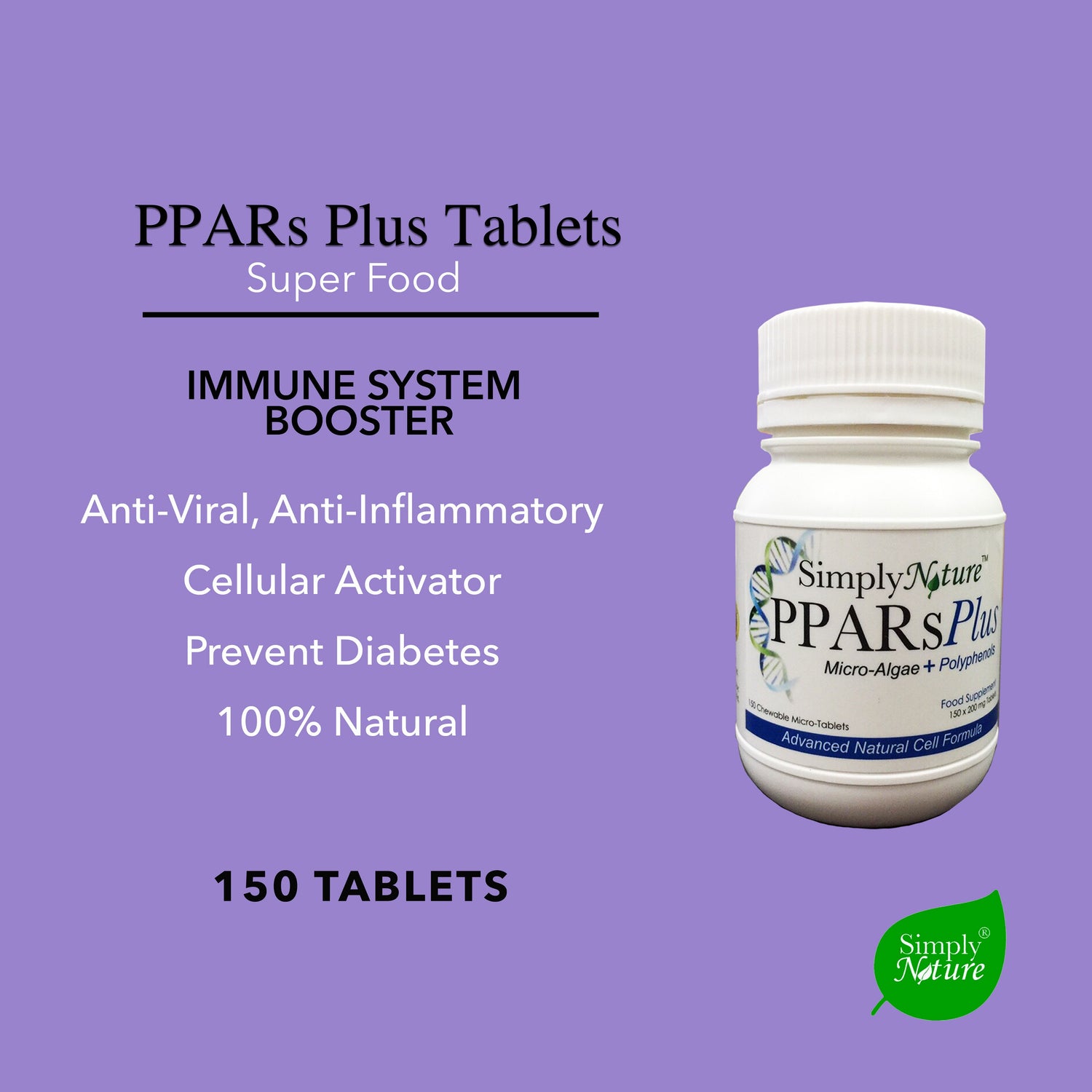 PPARs Plus Tablets 150