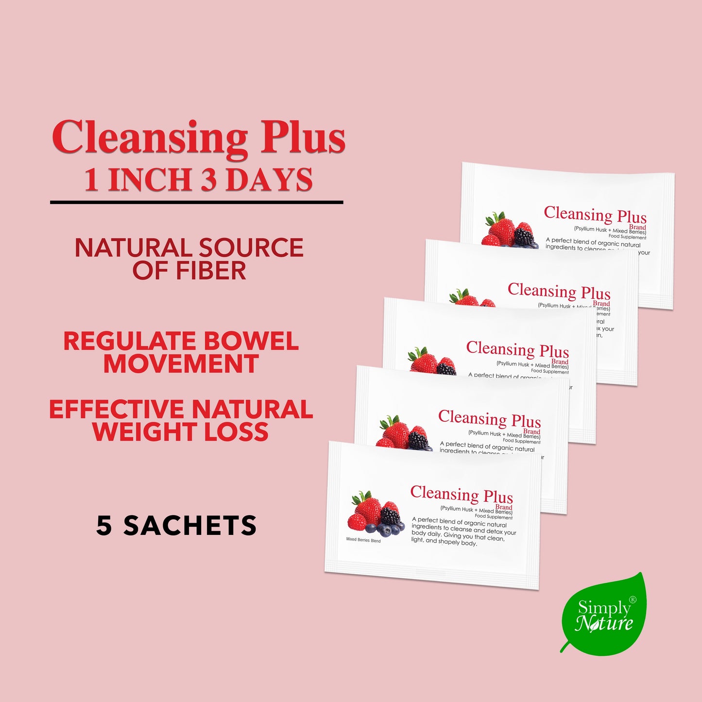 Cleansing Plus Mixed Berries 5 Sachet