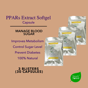 PPARs Extract Softgel 3 Blister 30 Capsules