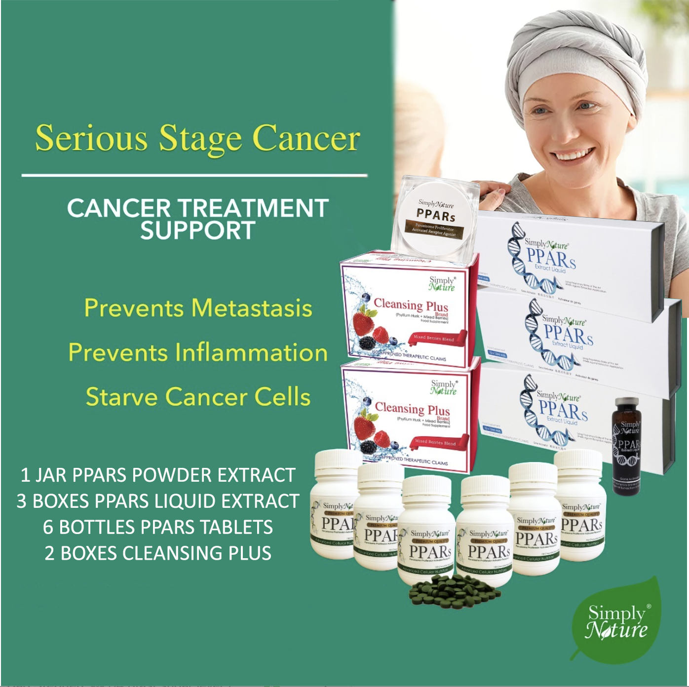 PPARS Cancer Serious Stage Program – SimplyNature
