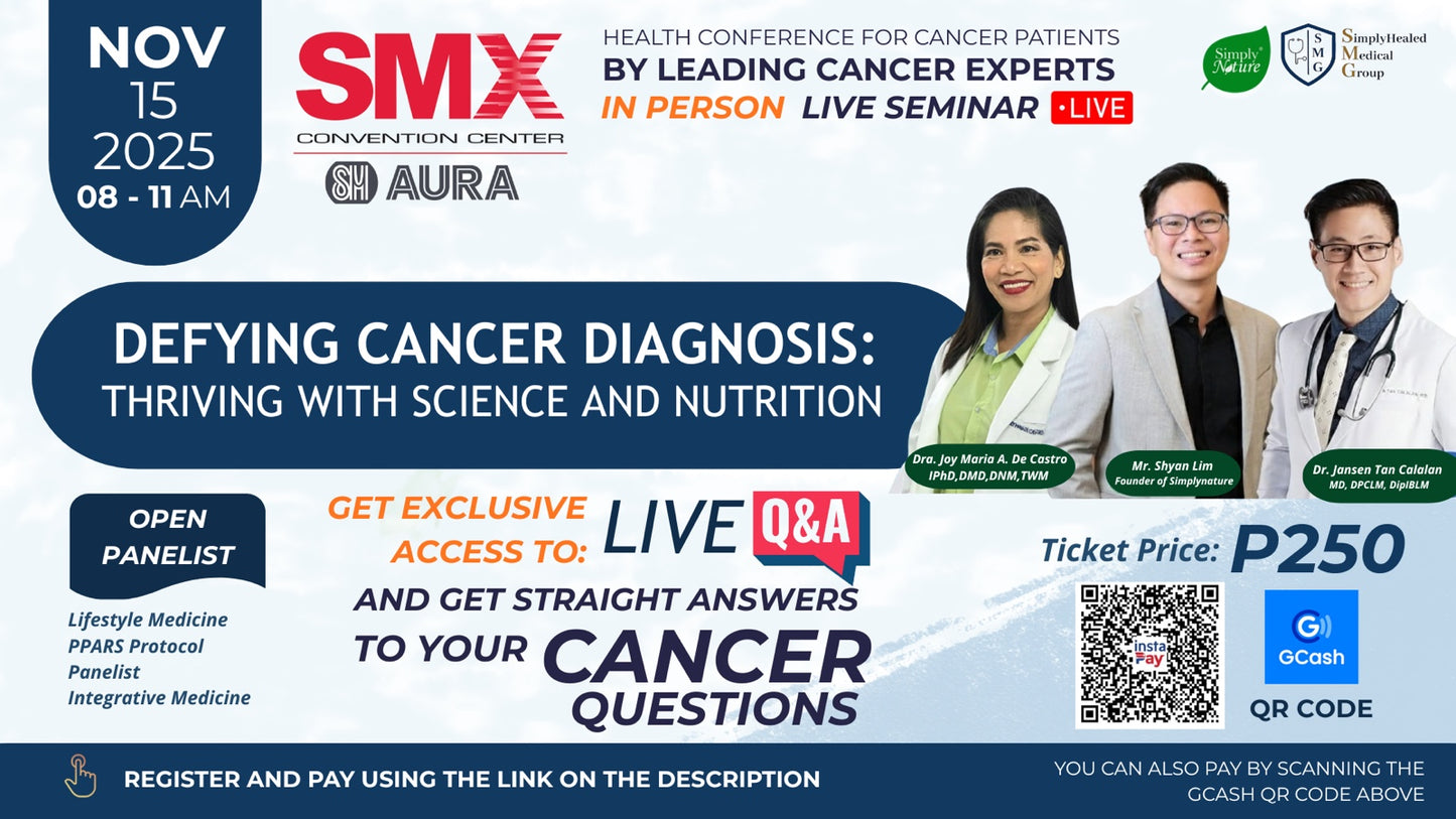 FACE TO FACE (SMX Aura - November 15) - Defying Cancer Diagnosis : Thriving with Science and  Nutrition