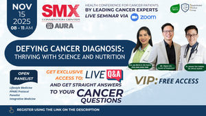ONLINE Pass via ZOOM (SMX Aura - November 15) - Defying Cancer Diagnosis : Thriving with Science and  Nutrition