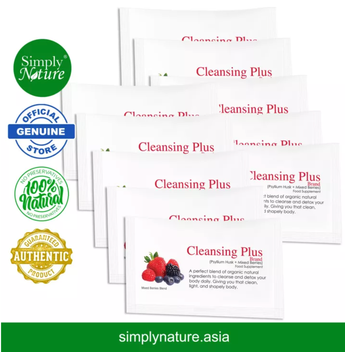 Cleansing Plus Mixed Berries 10 Sachet